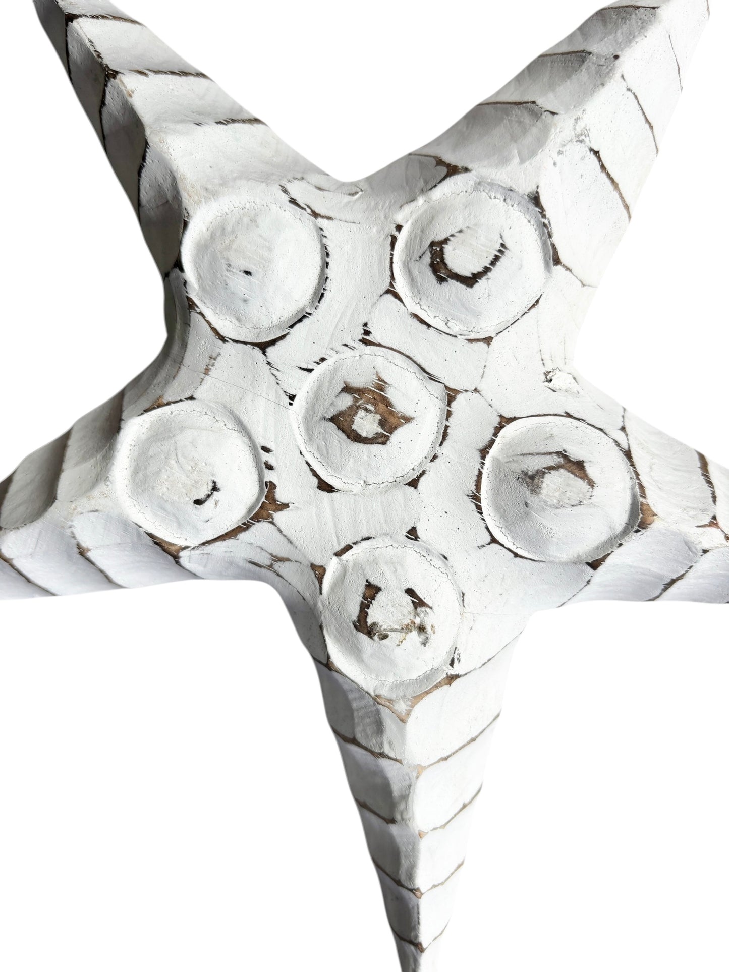 Wooden Starfish Wall Art | Whitewash | 3 Sizes Available