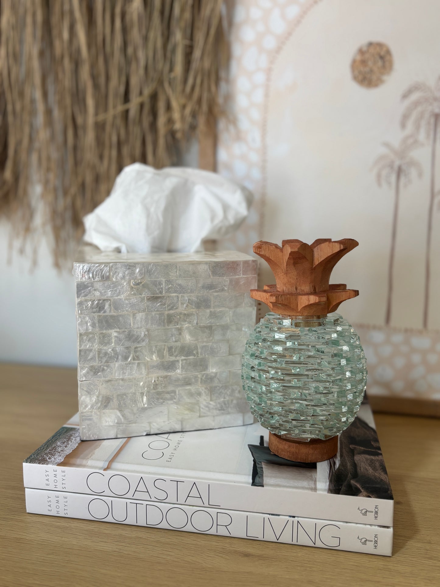 Pearl Capiz Tissue Box | White | 2 Sizes Available