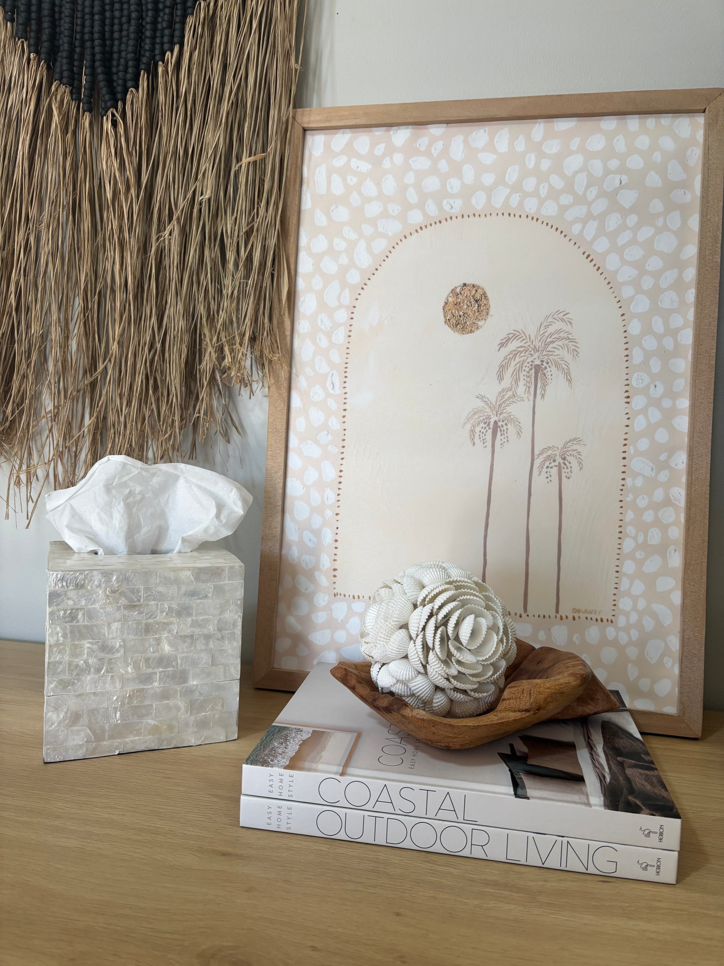 Pearl Capiz Tissue Box | White | 2 Sizes Available