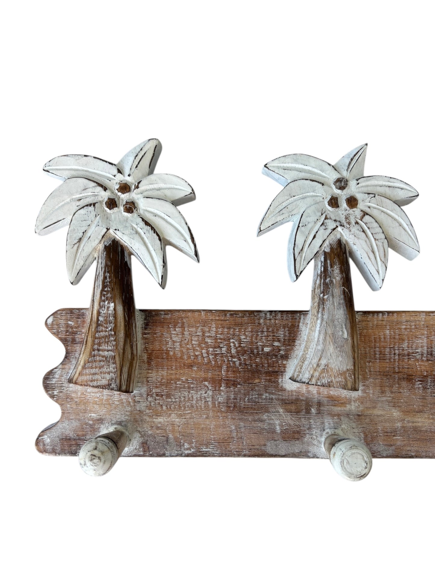 Palm Tree Wall Hook | 4 Hook | White