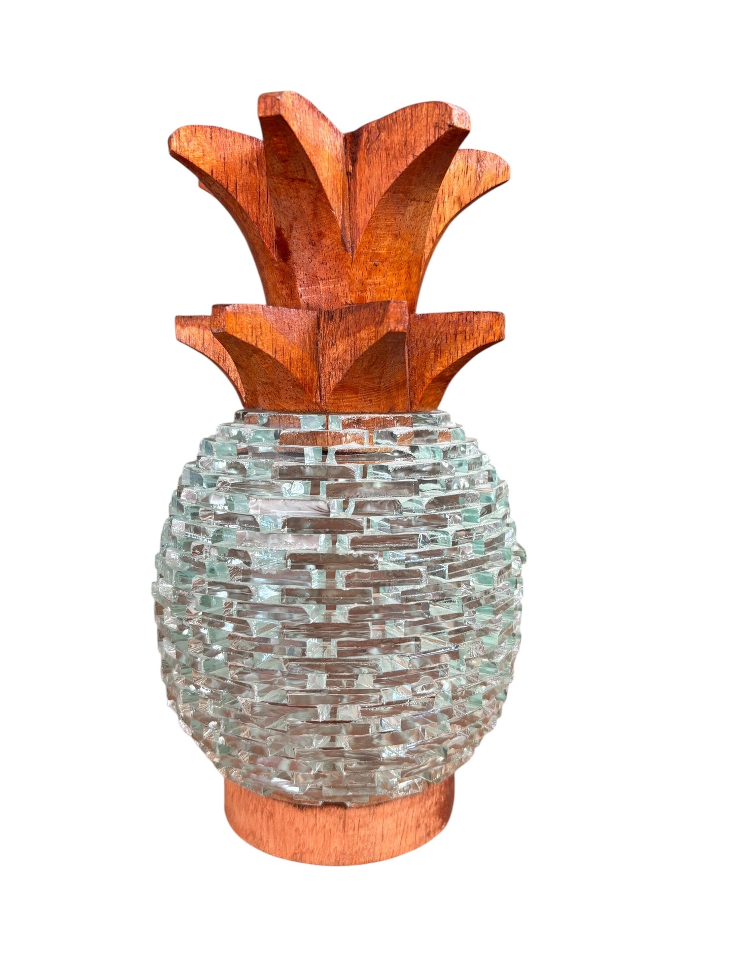 Glass Pineapple | 3 Sizes Available | Natural Stained