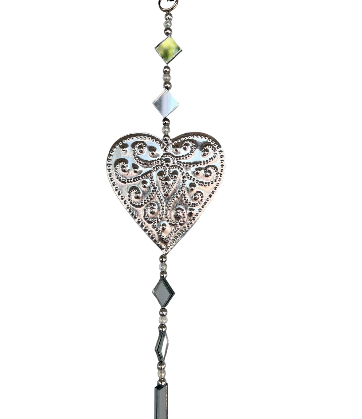 Pressed Metal Aluminum & Mirror Mobile | Various Designs Available
