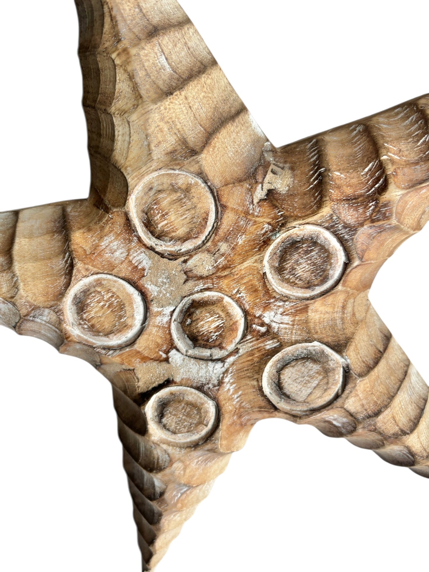 Wooden Starfish Wall Art | Natural Brown | 3 Sizes Available