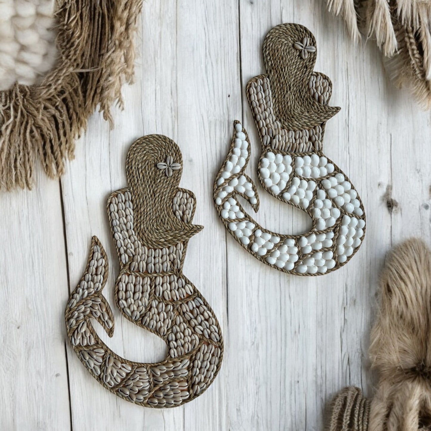 Shell Mermaid | Natural Cowrie