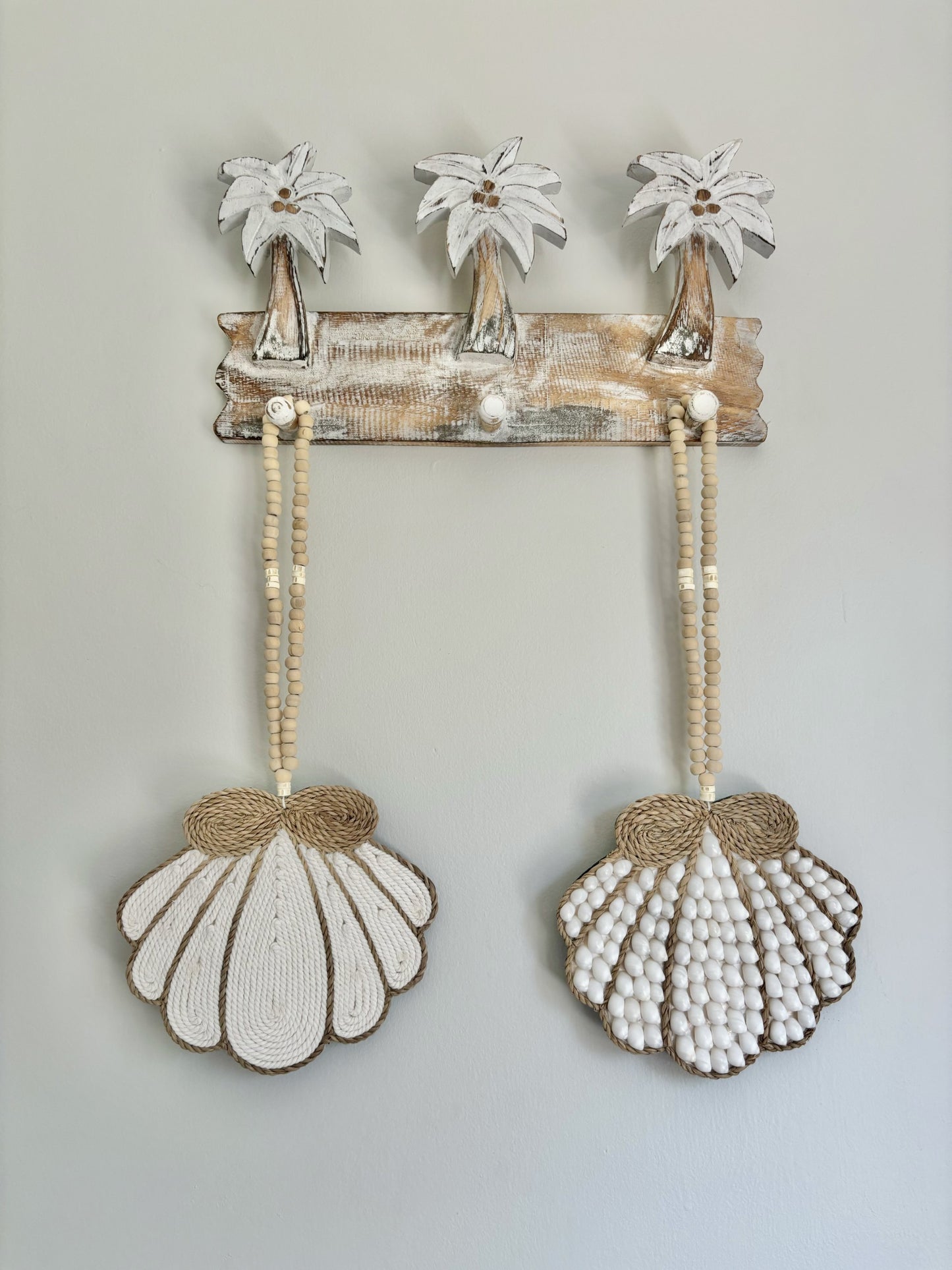 Palm Tree Wall Hook | 3 Hook | White