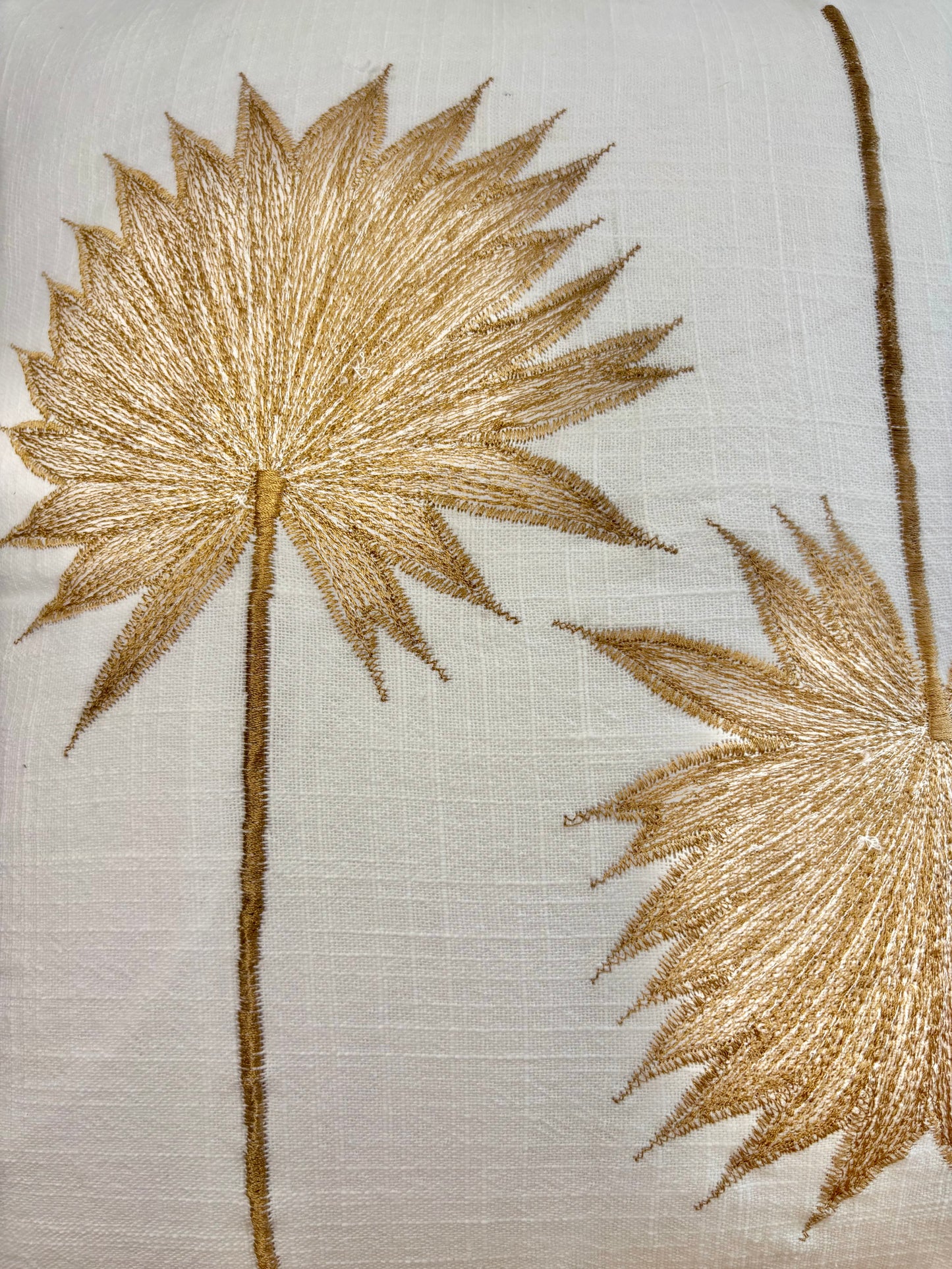 Golden Palm Cushion Cover | 30x50cm