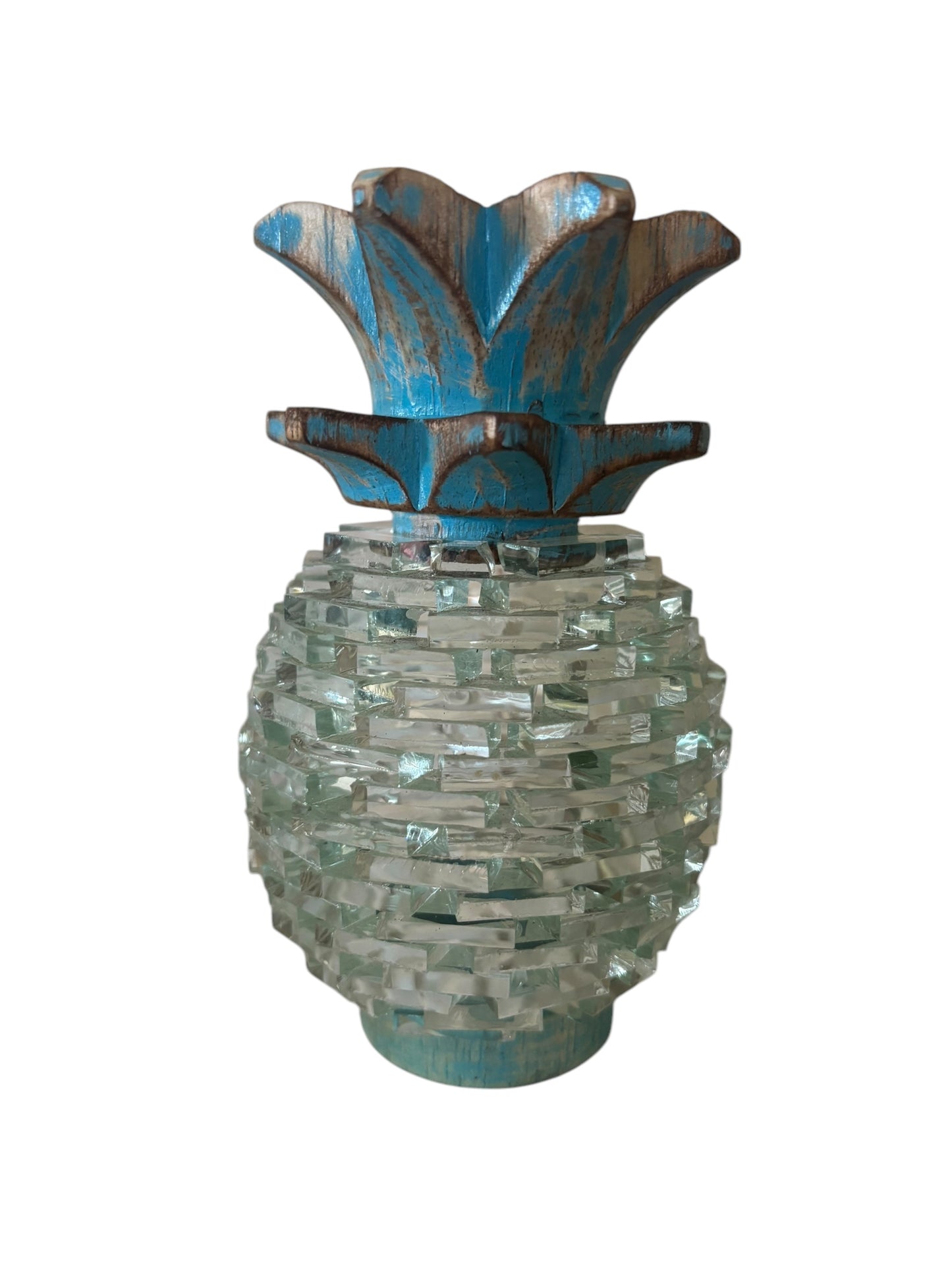 Glass Pineapple | Small | Blue