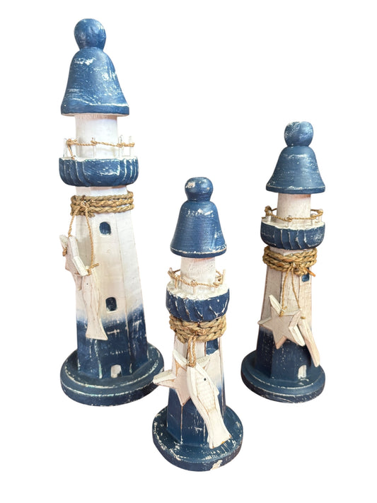 Byron Lighthouse | Blue | 3 Sizes Available