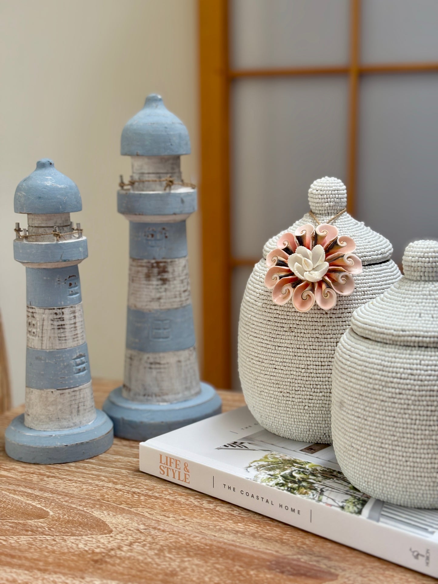 Bowen Lighthouse | Light Blue | 3 Sizes Available