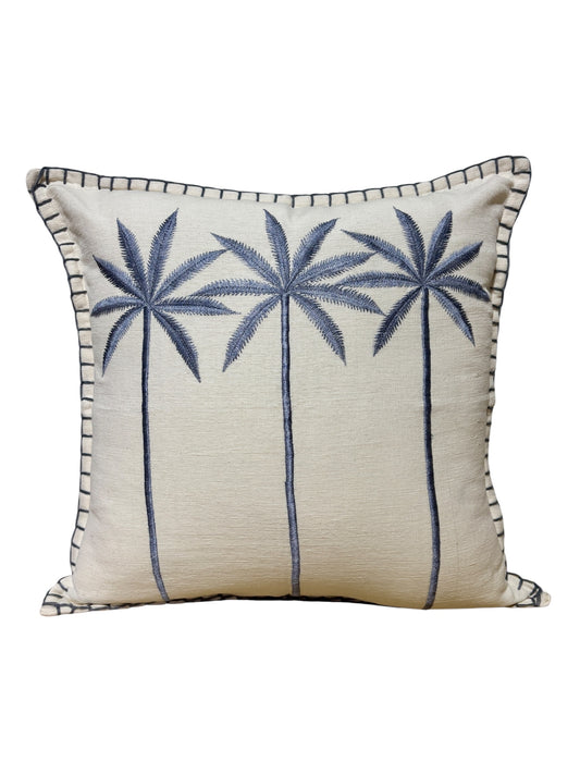 Blue Water Palms Cushion Cover | 40x40cm