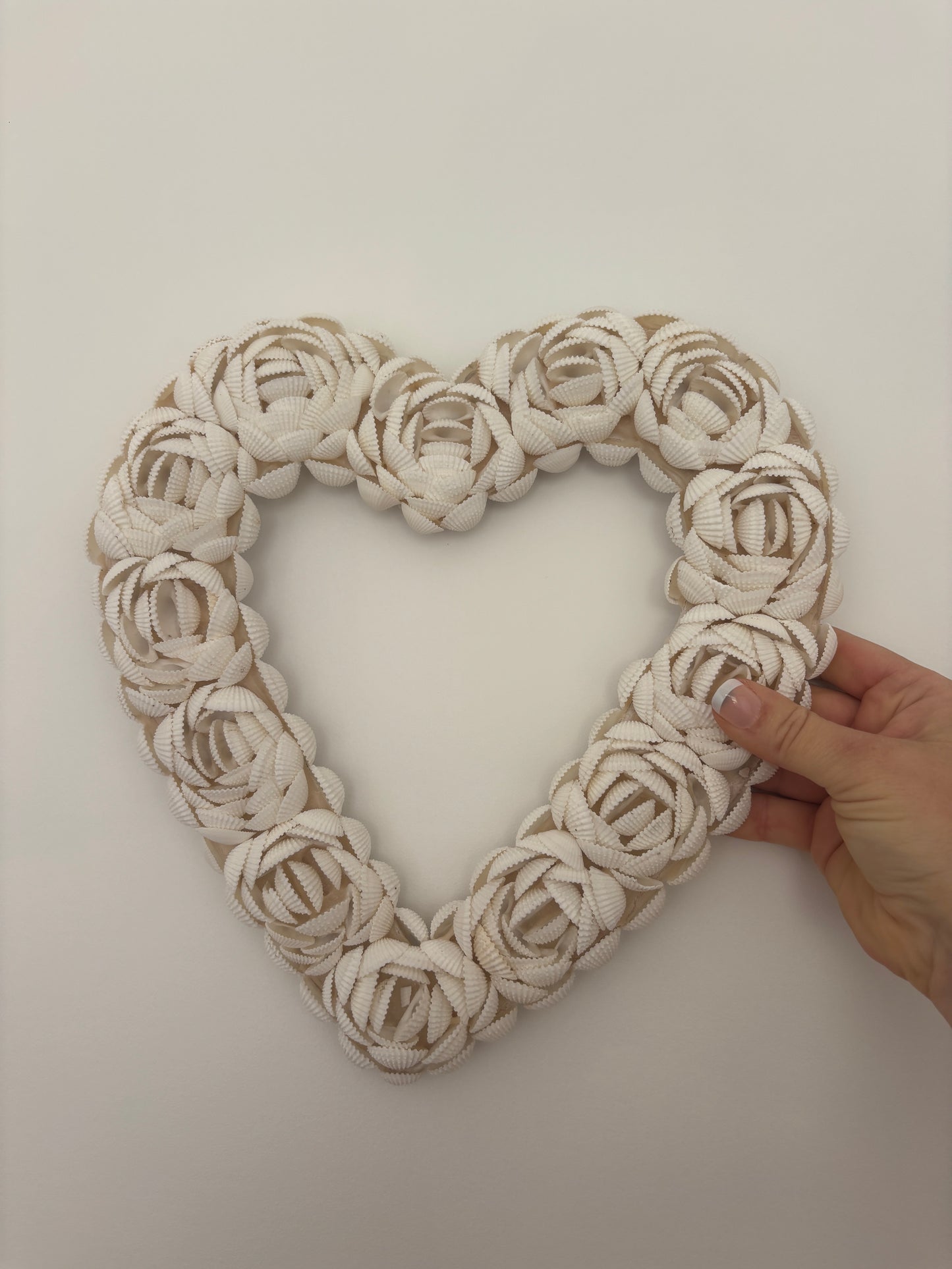 Shell Heart Wreath | Rose Petals