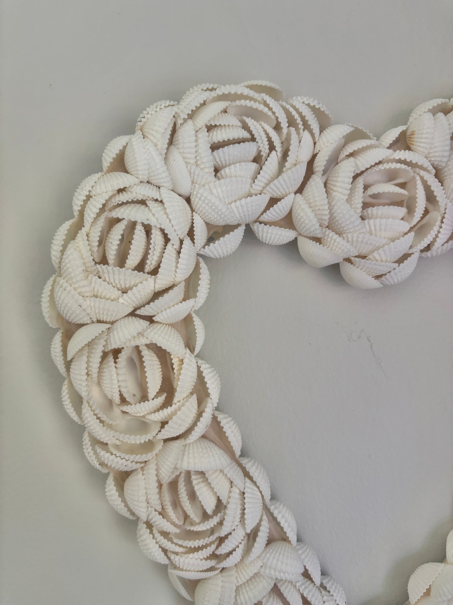 Shell Heart Wreath | Rose Petals