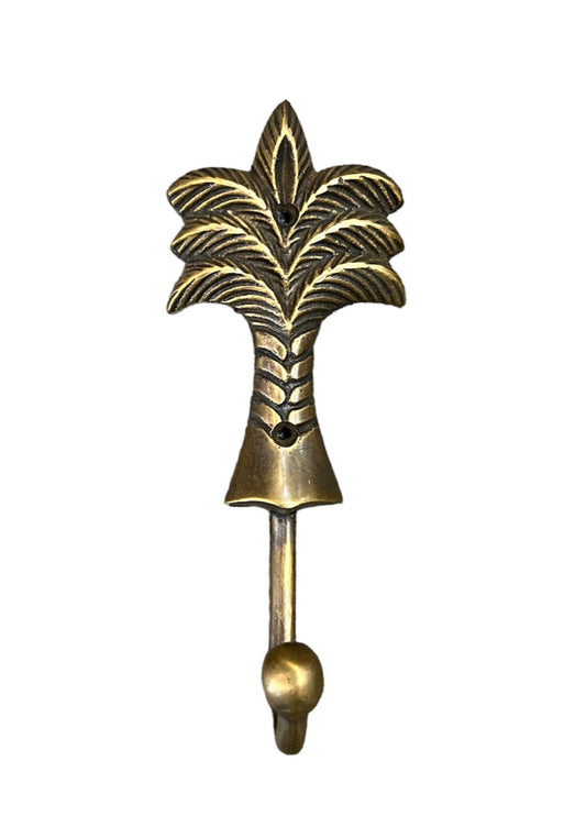 Palm Tree Brass Hook