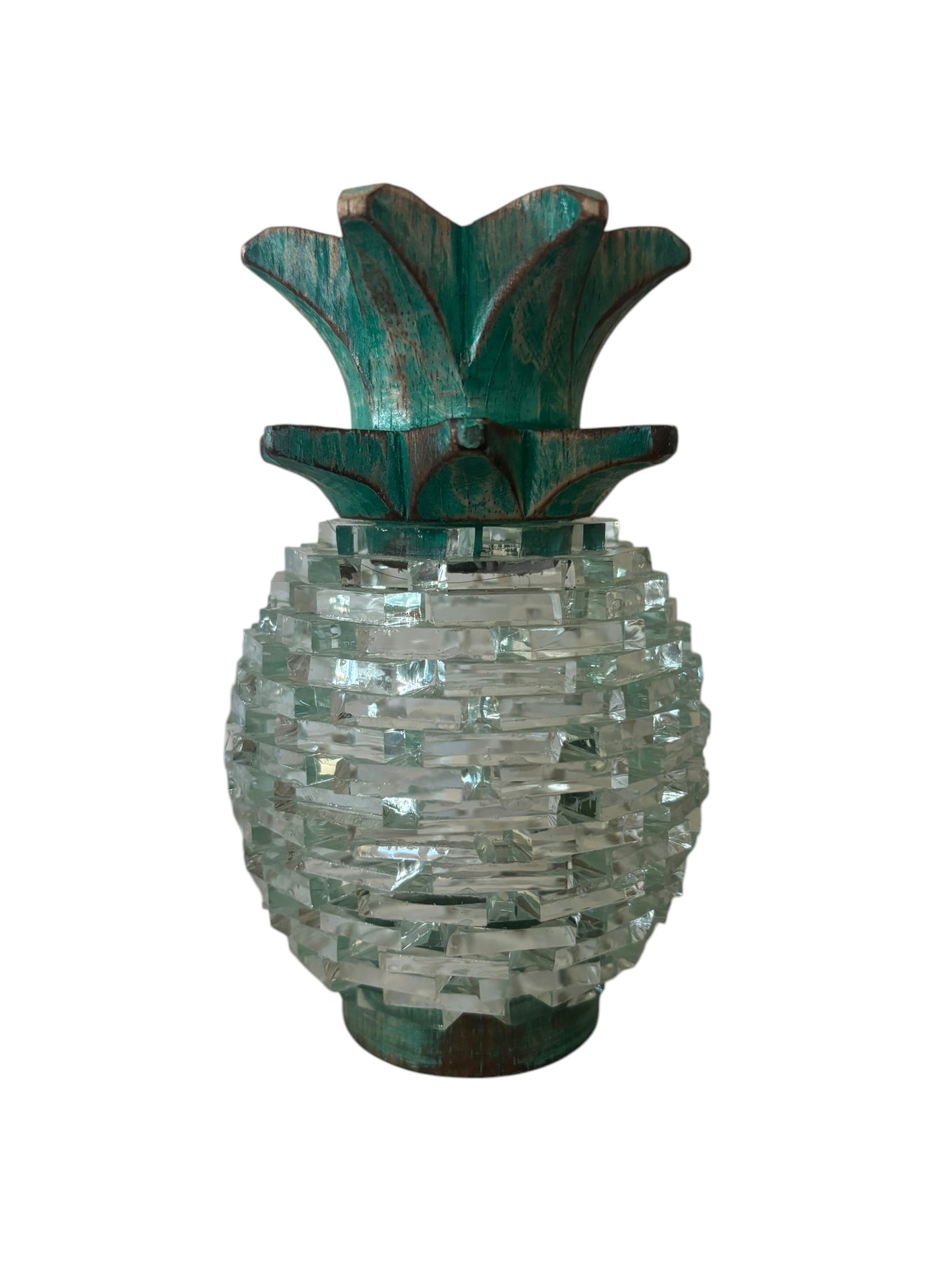 Glass Pineapple | Small | Green