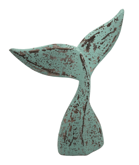Whale Tail | Rustic Green | 3 Sizes Available