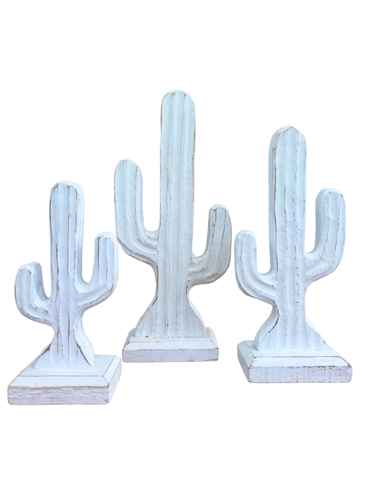 Cowboy Cactus | Whitewashed | 3 Sizes Available