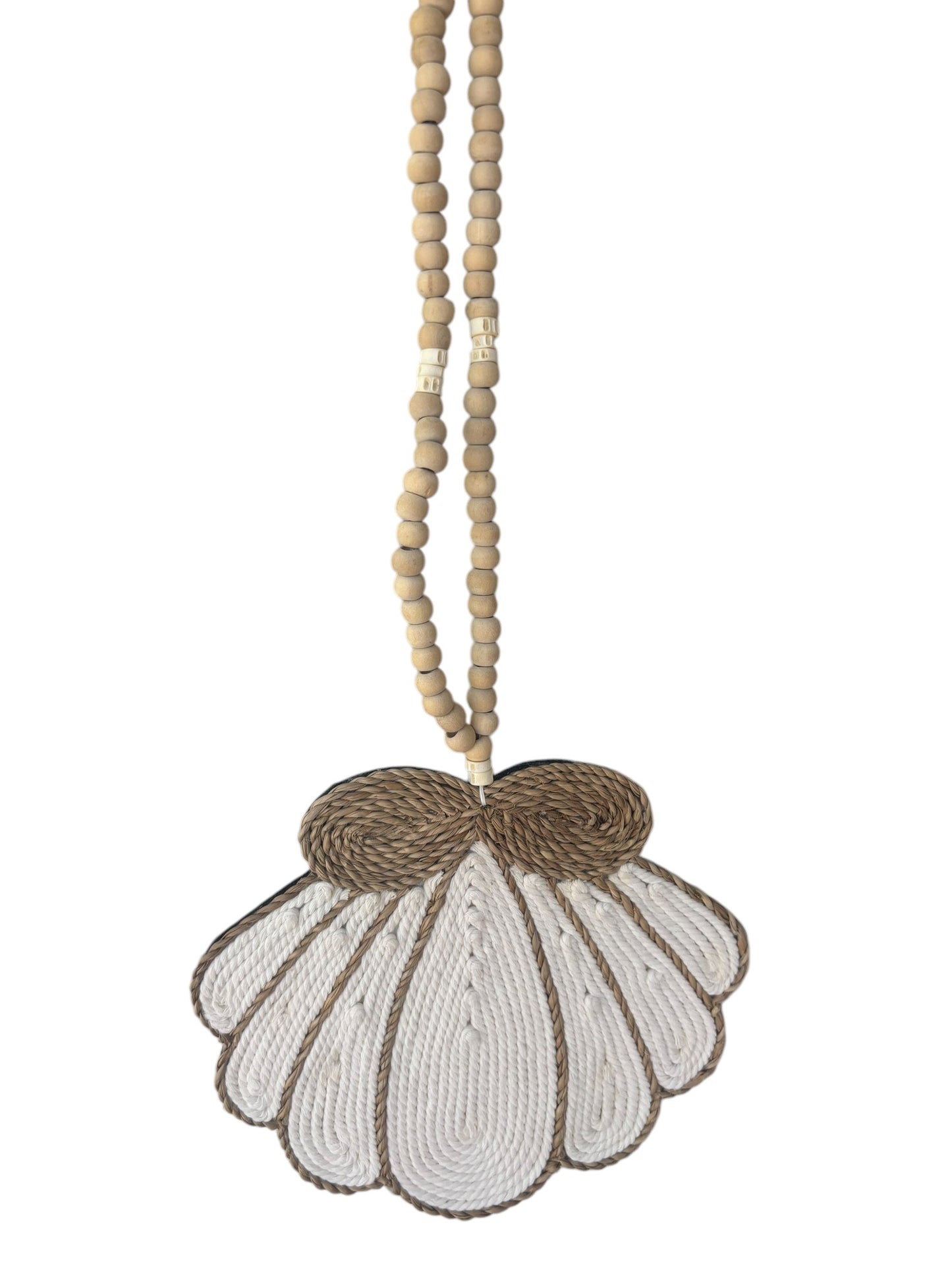 Shell Tassel | Natural Jute